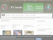 Tablet Screenshot of consolato.cc